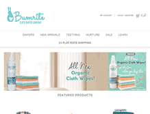 Tablet Screenshot of bumritediapers.com